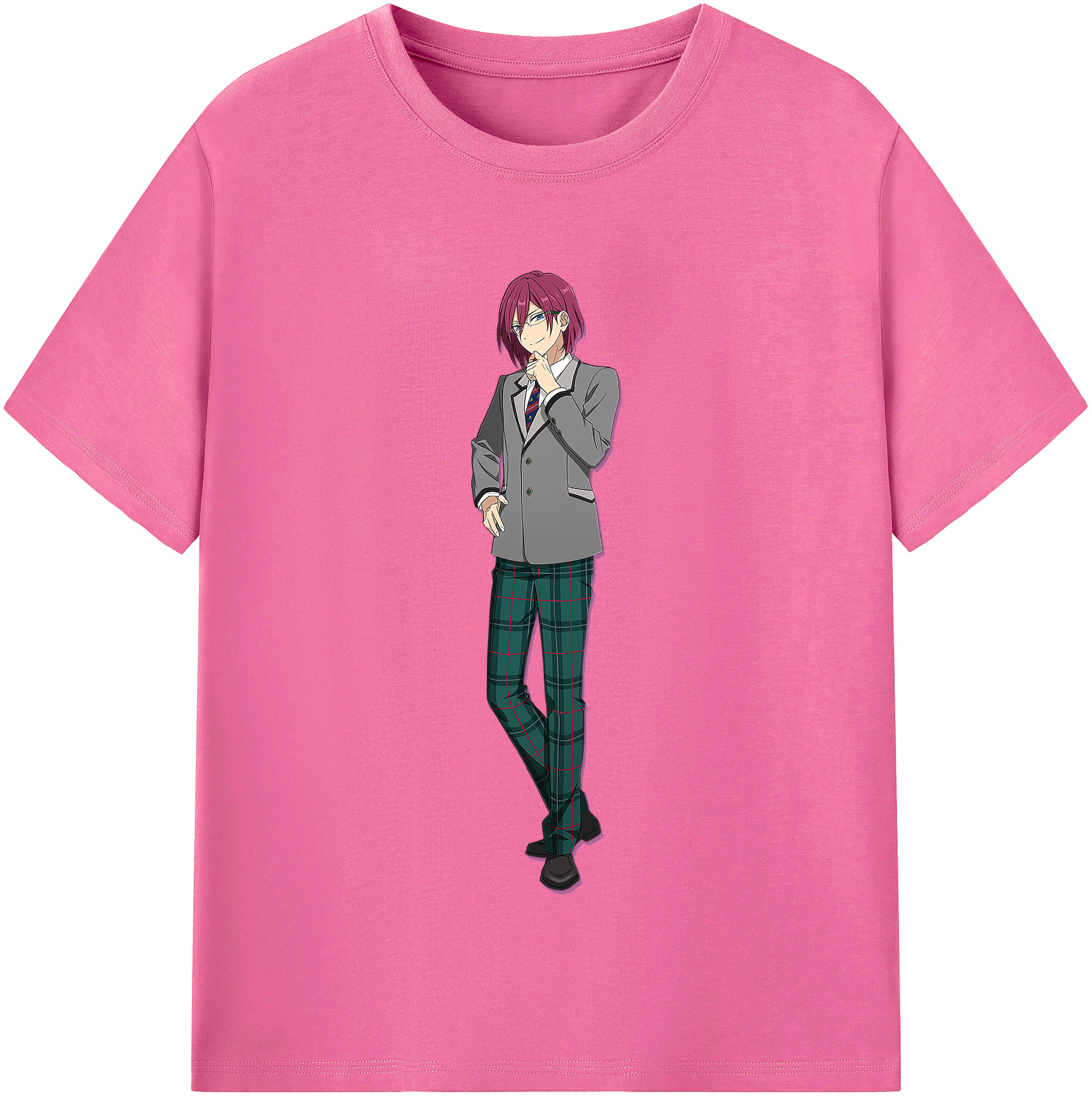 （画像用） あんさんぶるスターズ! Ensemble Stars レディースカジュアルプリントTシャツ（綿100％）